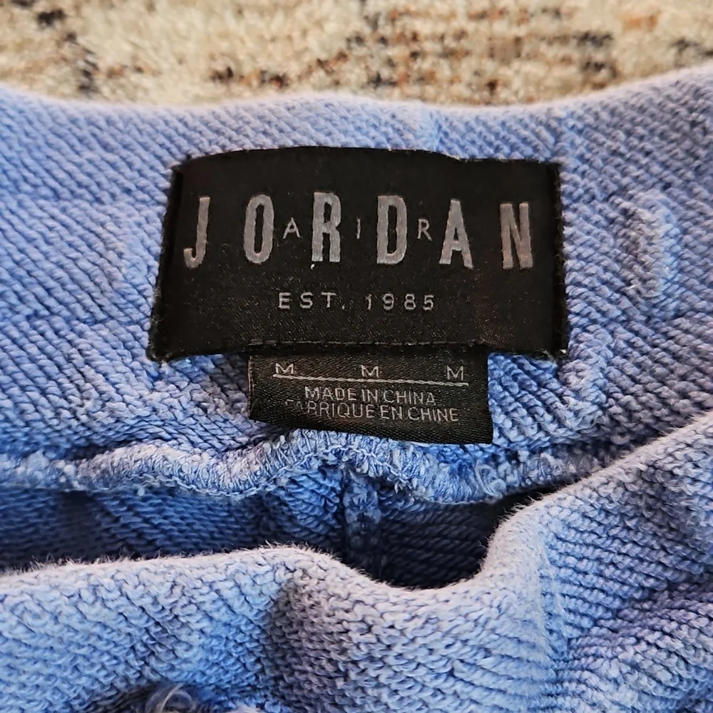 Jordan Light Blue Sweat Shorts Basketball - Picture 3 of 5
